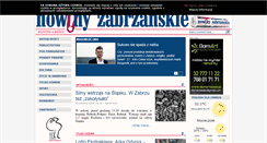 Desktop Screenshot of nowinyzabrzanskie.pl